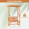 Patio Garden Arbor with Pergola Bench 2 Trellises for Climbing Plants Vines Grapes